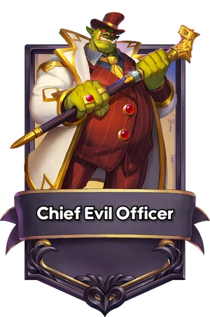 Chief Evil Officer captain card art