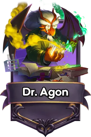 Dr. Agon captain card art