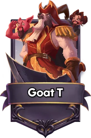 Goat T captain card art