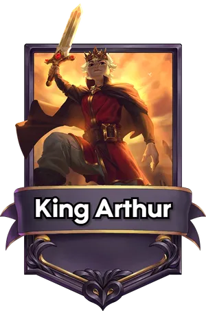 King Arthur captain card art