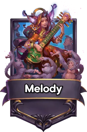 Melody captain card art