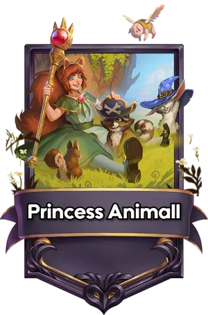 Princess Animall captain card art