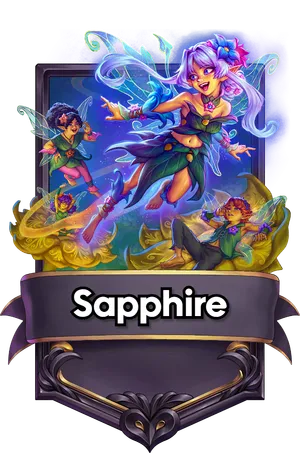 Sapphire captain card art