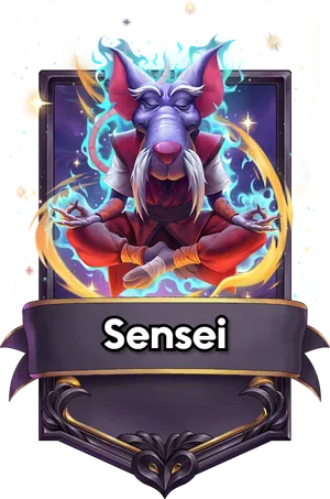 Sensei captain card art