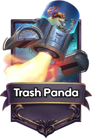 Trash Panda captain card art
