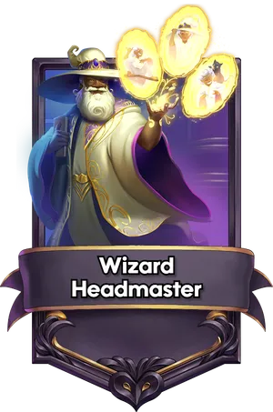 Wizard Headmaster captain card art